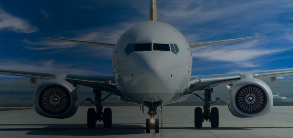 Aerospace - plane on runway